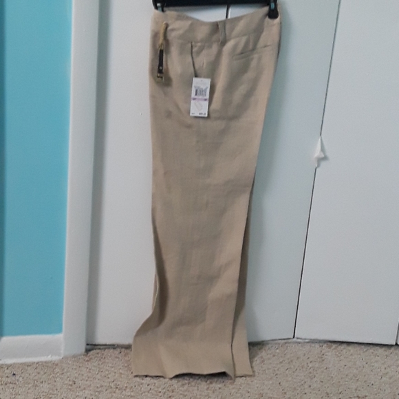 Linen Pants with leather belt - Picture 3 of 5